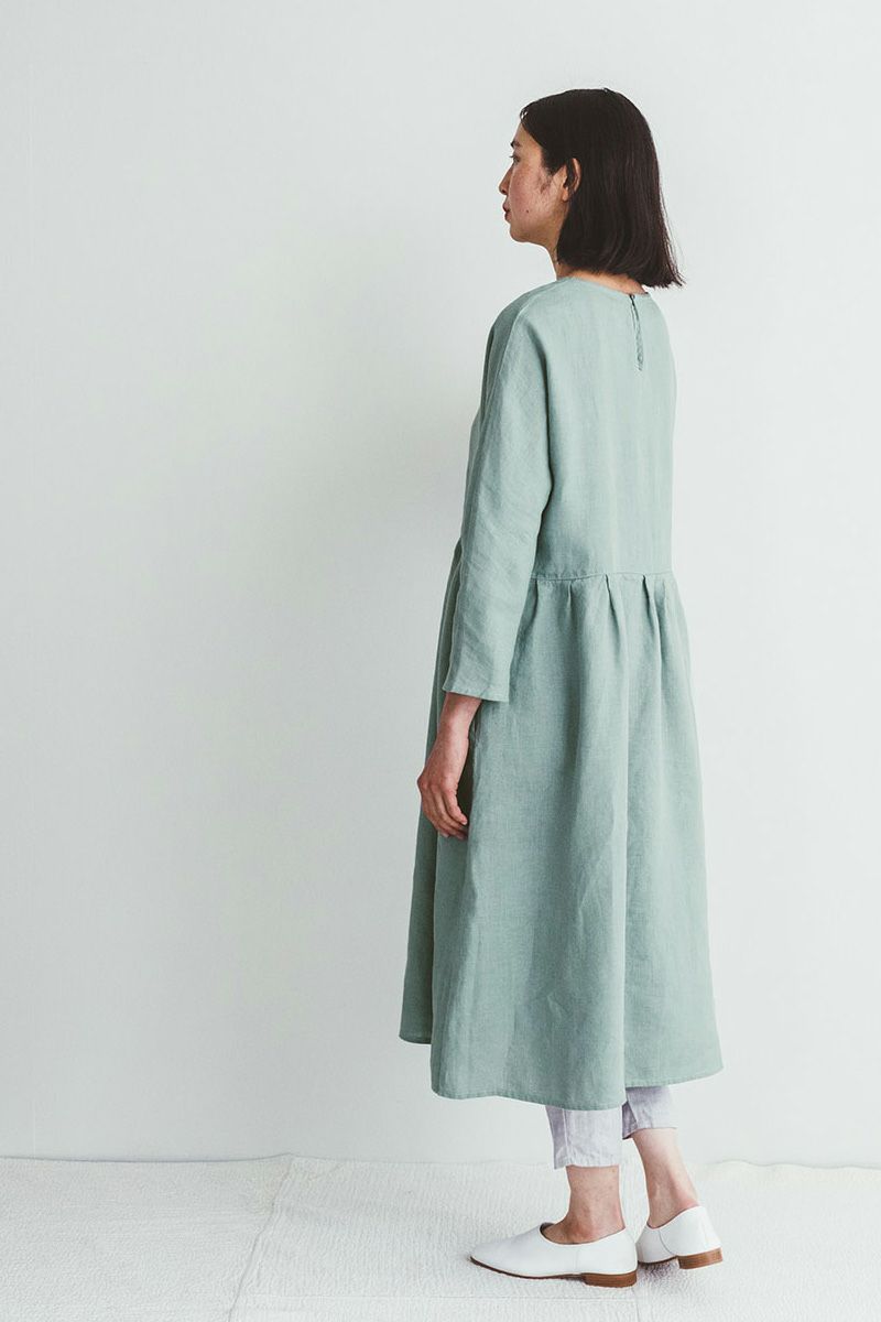 fog linen work フォグリネンワークロハワンピース　クレール LWA527-2425 -2
