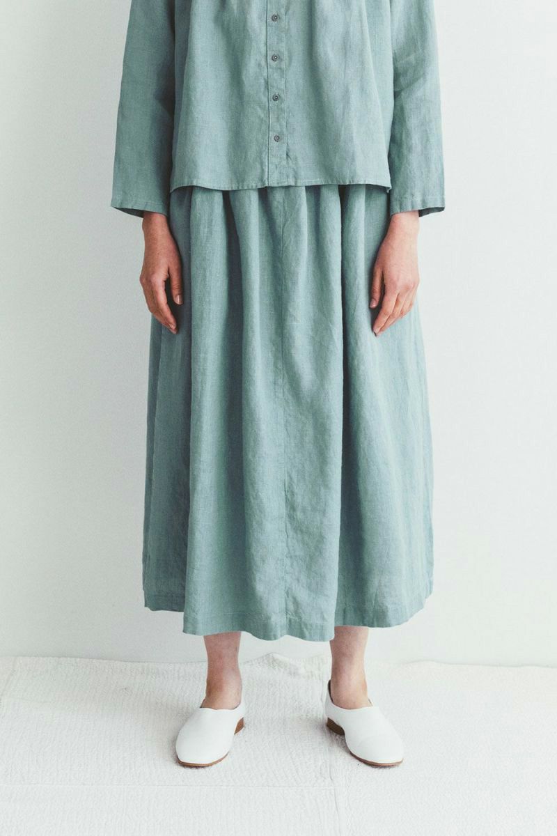 fog linen work フォグリネンワークICHIKA SKIRT CLAIR イチカ スカート クレール LWA569-2425