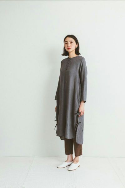 fog linen work フォグリネンワークTUI TUNIC ACIER トゥイ　チュニック　アシェ LWA522-93