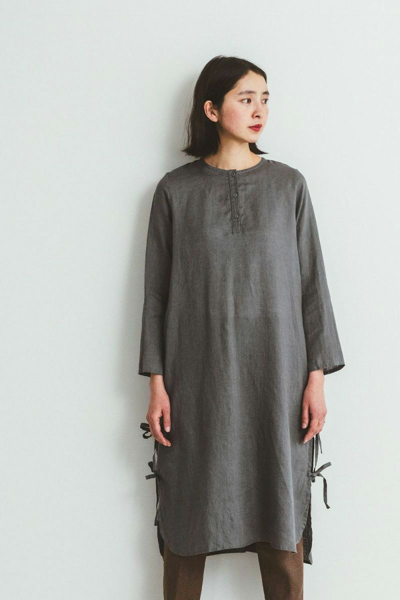 fog linen work フォグリネンワークTUI TUNIC ACIER トゥイ　チュニック　アシェ LWA522-93 -3