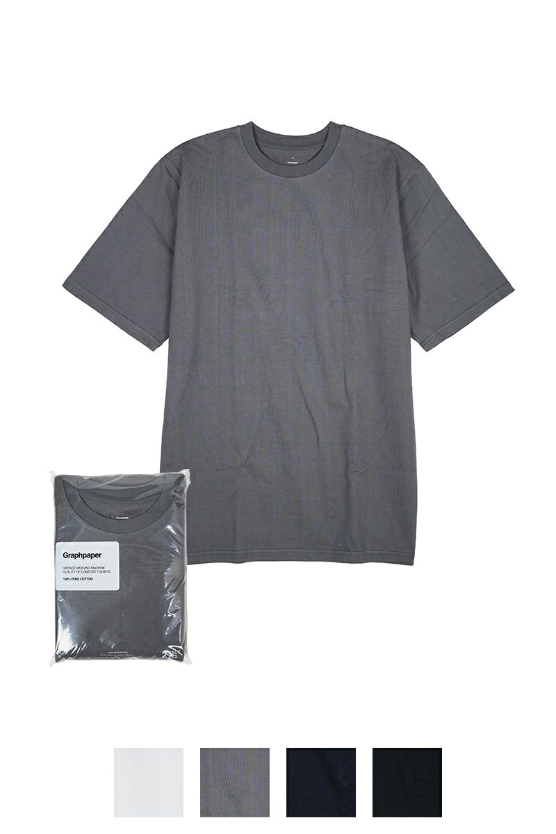 Graphpaper(グラフペーパー)2-Pack Crew Neck Tee ツーパッククルーネックティー GU231-70305B