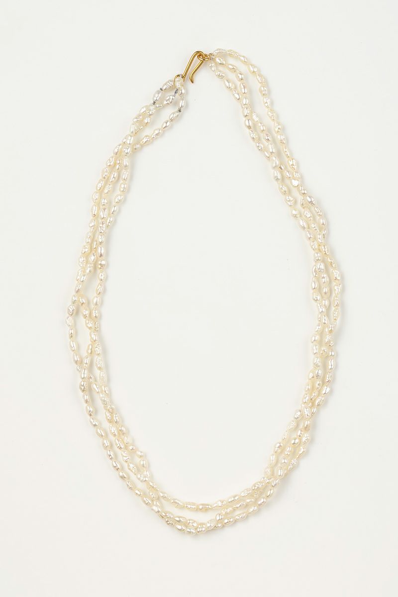 PREEK(プリーク)TRIPLE BABY PEARL NECKLACE トリプルベビーパールネックレス BP-52 18826990627 -1