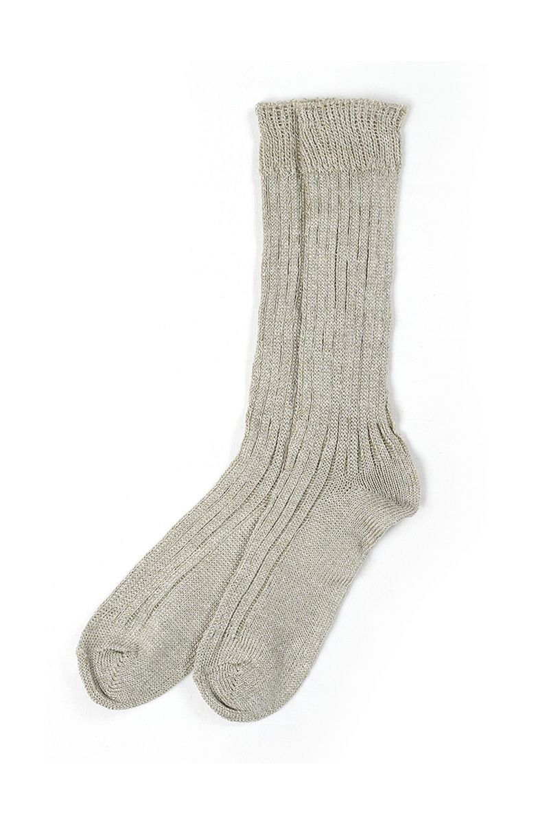 Hummingbird(ハミングバード)リネンゆるハイソックス M 684128 -2