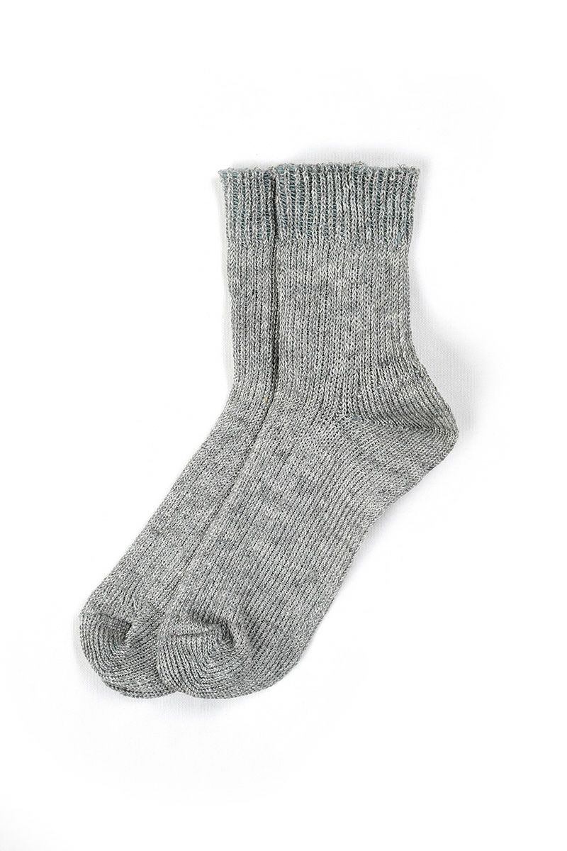 Hummingbird(ハミングバード)リネンリブショートソックス 684883 -2