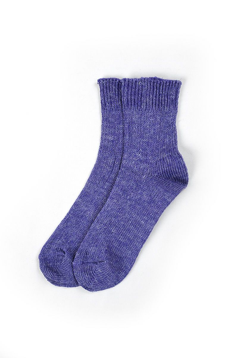 Hummingbird(ハミングバード)リネンリブショートソックス 684883 -3