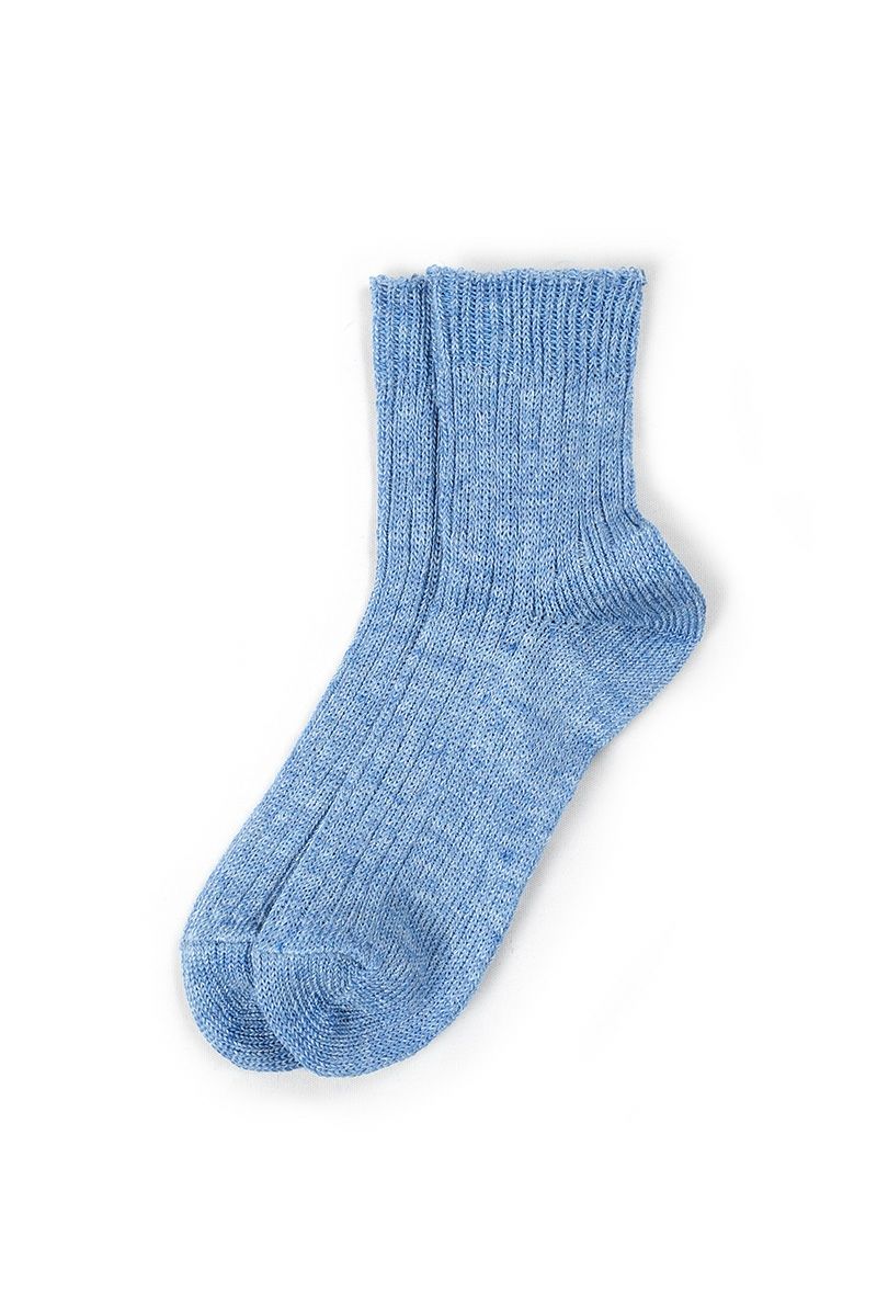 Hummingbird(ハミングバード)リネンリブショートソックス 684883 -9