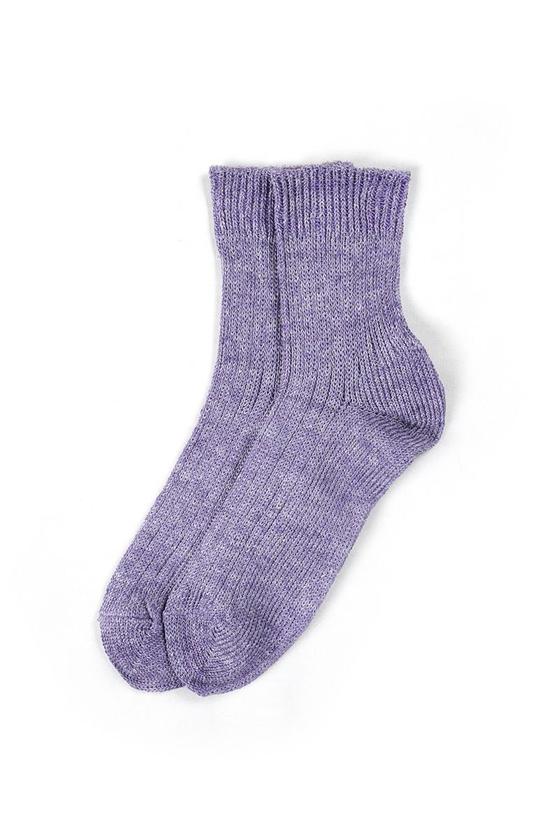 Hummingbird(ハミングバード)リネンリブショートソックス 684883 -10