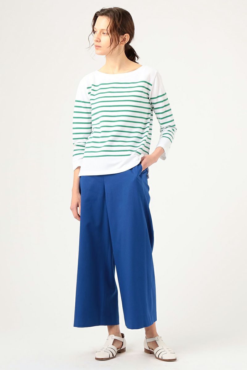 MACPHEE(マカフィー)コットンボーダー ボートネックプルオーバー 12-03-21-03705 -2