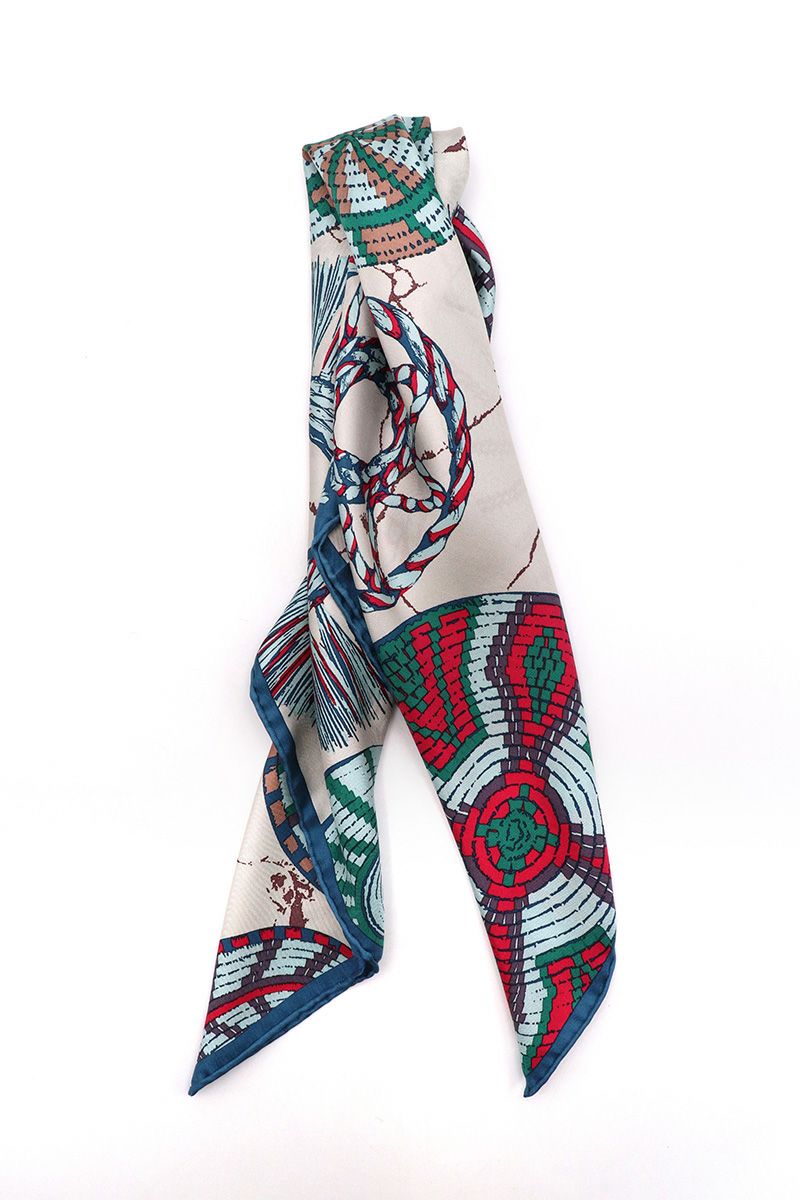 manipuri(マニプリ)＜シルクスカーフ65＞アフリカンバスケット 0131330025 -1