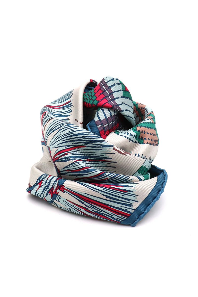 manipuri(マニプリ)＜シルクスカーフ65＞アフリカンバスケット 0131330025 -5