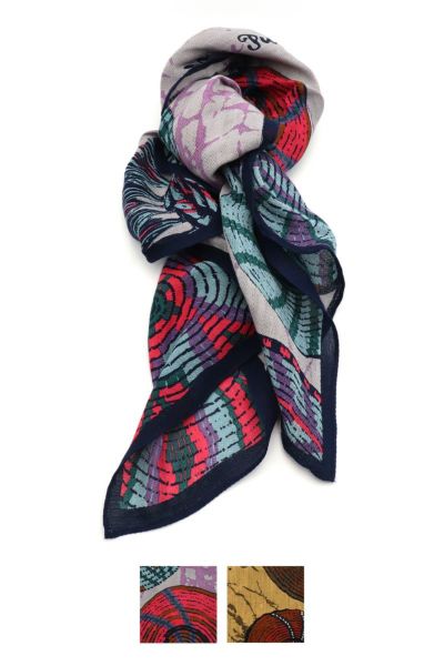 manipuri(マニプリ)＜リネンミックスストール120＞アフリカンバスケット 0131333024