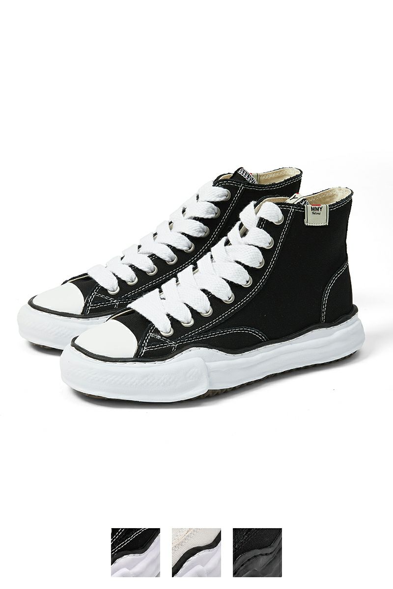 Maison MIHARA YASUHIRO(メゾン ミハラヤスヒロ)PETERSON OG Sole Canvas High-top Sneaker ピーターソンオリジナルソール キャンバス ハイカットスニーカー A01FW701