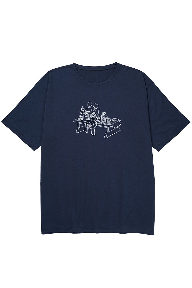 Porter Classic(ポータークラシック)DISNEY MICKEY MOUSE / PORTER CLASSIC OHARIKO COLLECTION T-SHIRT ディズニーミッキーマウス ポータークラシックお針子コレクションTシャツ DP-006-2183 -4