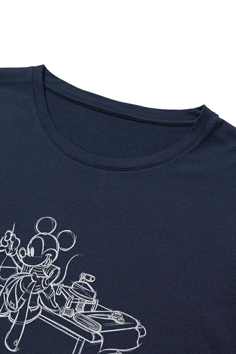 Porter Classic(ポータークラシック)DISNEY MICKEY MOUSE / PORTER CLASSIC OHARIKO COLLECTION T-SHIRT ディズニーミッキーマウス ポータークラシックお針子コレクションTシャツ DP-006-2183 -6