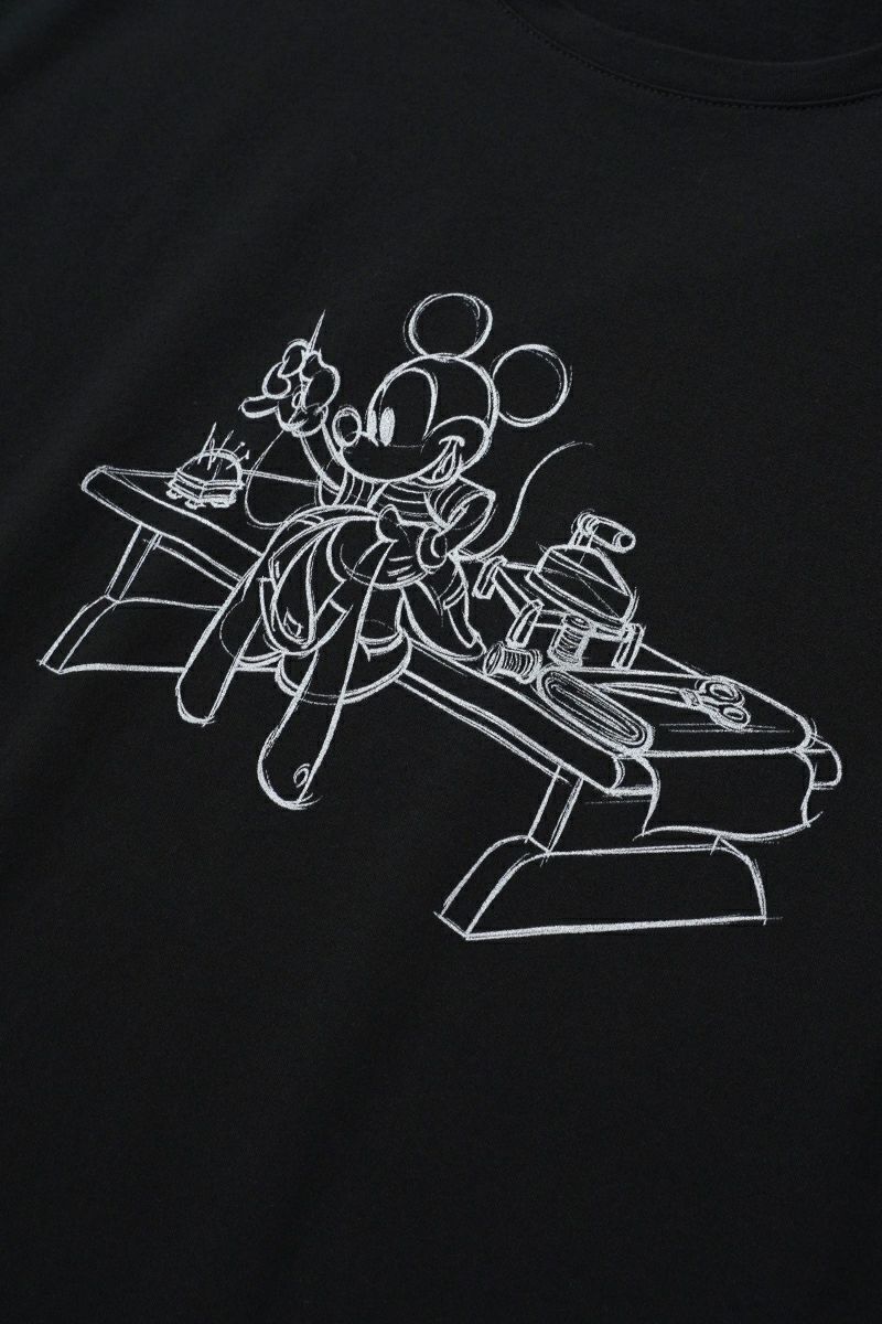 Porter Classic(ポータークラシック)DISNEY MICKEY MOUSE / PORTER CLASSIC OHARIKO COLLECTION T-SHIRT ディズニーミッキーマウス ポータークラシックお針子コレクションTシャツ DP-006-2183 -11