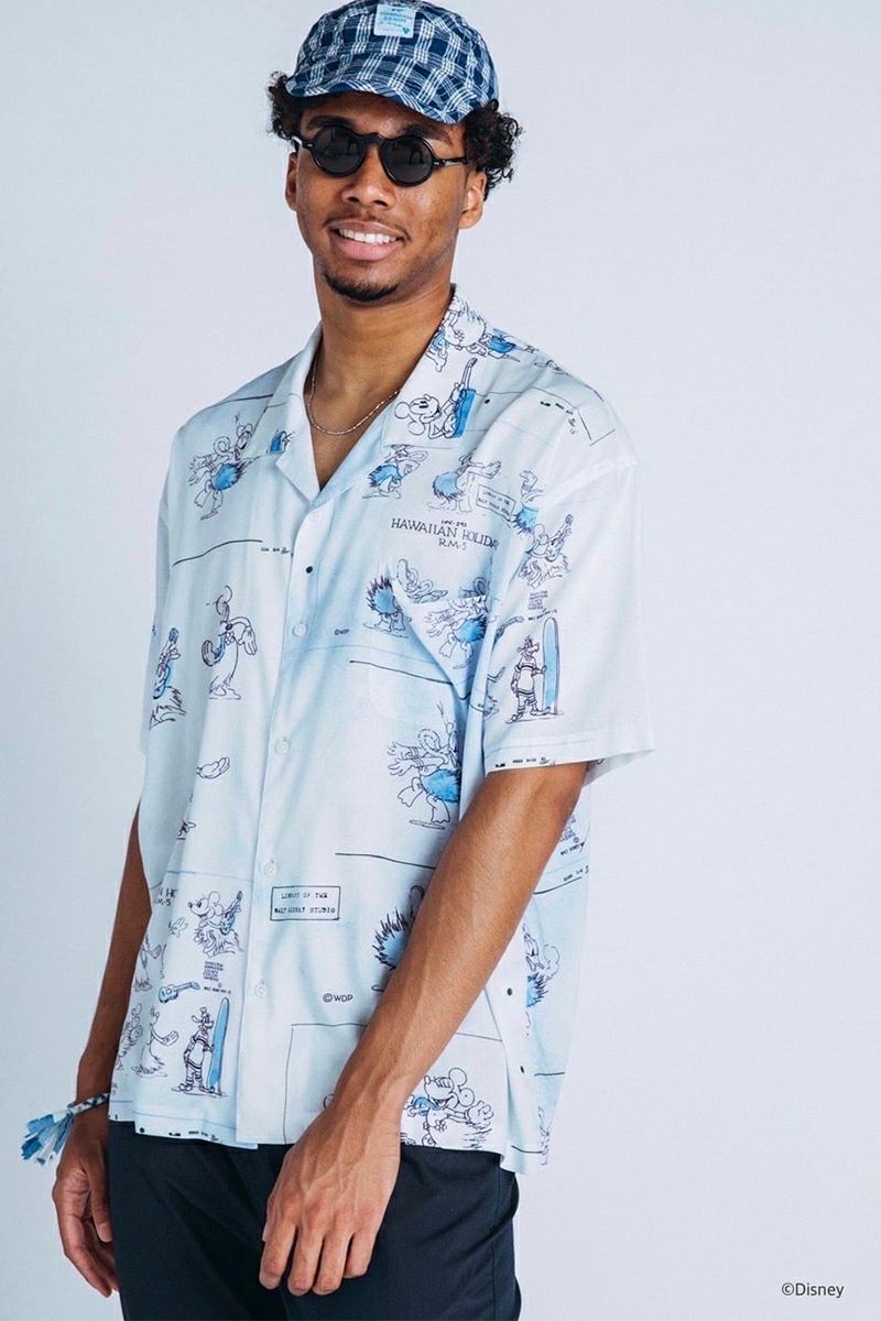 Porter Classic(ポータークラシック)DISNEY HAWAIIAN HOLIDAY PORTER CLASSIC HAWAI’I ALOHA COLLECTION ALOHA SHIRT ディズニーハワイアンホリデイ ポータークラシックハワイアロハコレクション アロハシャツ DP-024-2167 -3