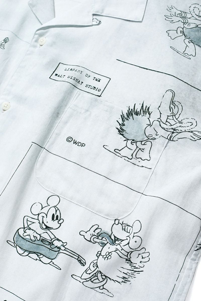 Porter Classic(ポータークラシック)DISNEY HAWAIIAN HOLIDAY PORTER CLASSIC HAWAI’I ALOHA COLLECTION ALOHA SHIRT ディズニーハワイアンホリデイ ポータークラシックハワイアロハコレクション アロハシャツ DP-024-2167 -5