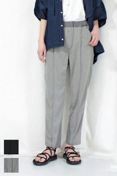 ANTGAUGE(アントゲージ)リネンライクジャージー テーパード イージージョガーパンツ C2106