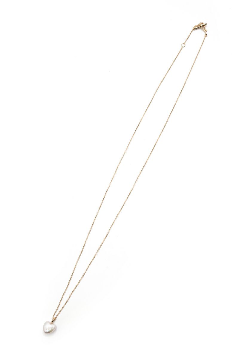 Porter Classic(ポータークラシック)NATURAL HEART PEARL GOLD NECKLACE ナチュラルハートパールゴールドネックレス PC-013-2290 -1
