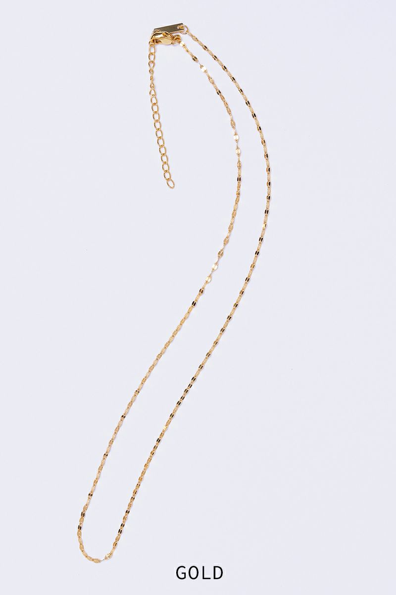 ucalypt(ユーカリプト)【ALLERGY-FREE】PETAL STAINLESS NECKLACE アレルギー対応ペタルステンレスネックレス UL2180-G-N -4