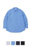 Graphpaper(グラフペーパー)High Count Regular Collar Round Cut Oversized Shirt GM233-50033B