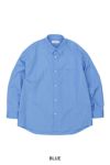 Graphpaper(グラフペーパー)High Count Regular Collar Round Cut Oversized Shirt GM233-50033B -5