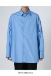 Graphpaper(グラフペーパー)High Count Regular Collar Round Cut Oversized Shirt GM233-50033B -11