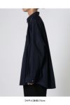 Graphpaper(グラフペーパー)High Count Regular Collar Round Cut Oversized Shirt GM233-50033B -15