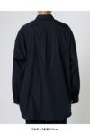 Graphpaper(グラフペーパー)High Count Regular Collar Round Cut Oversized Shirt GM233-50033B -16