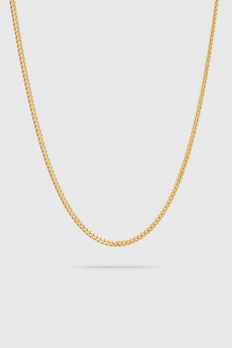 TOMWOOD(トムウッド)Curb Chain M Gold N13029CCM01S925-9K