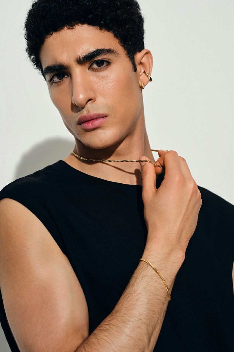 TOMWOOD(トムウッド)Curb Chain M Gold N13029CCM01S925-9K -4