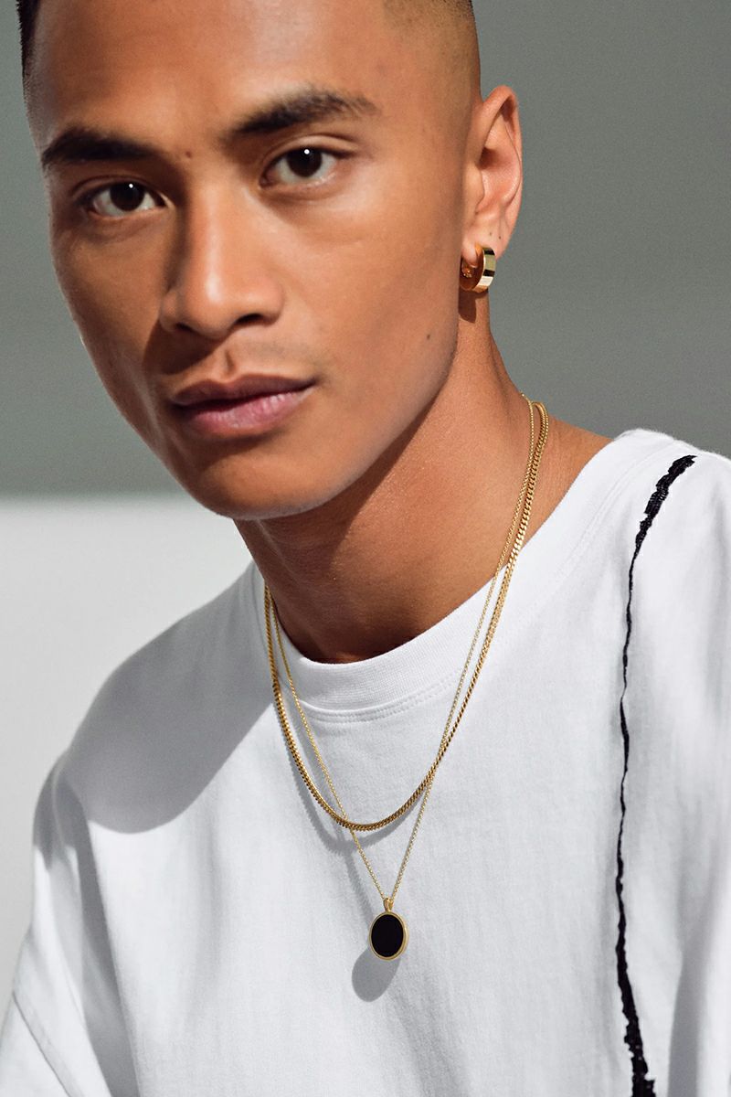 TOMWOOD(トムウッド)Curb Chain M Gold N13029CCM01S925-9K -5