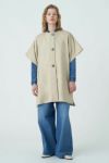 MACPHEE(マカフィー)ストレッチコーデュロイ ノーカラーマント 12-08-34-08138 -5