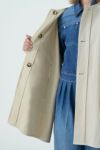 MACPHEE(マカフィー)ストレッチコーデュロイ ノーカラーマント 12-08-34-08138 -8