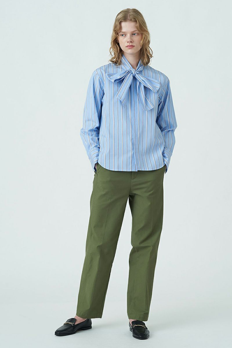 MACPHEE(マカフィー)ファインブロード ボウタイブラウス 12013401203 -1