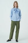 MACPHEE(マカフィー)ファインブロード ボウタイブラウス 12013401203 -1