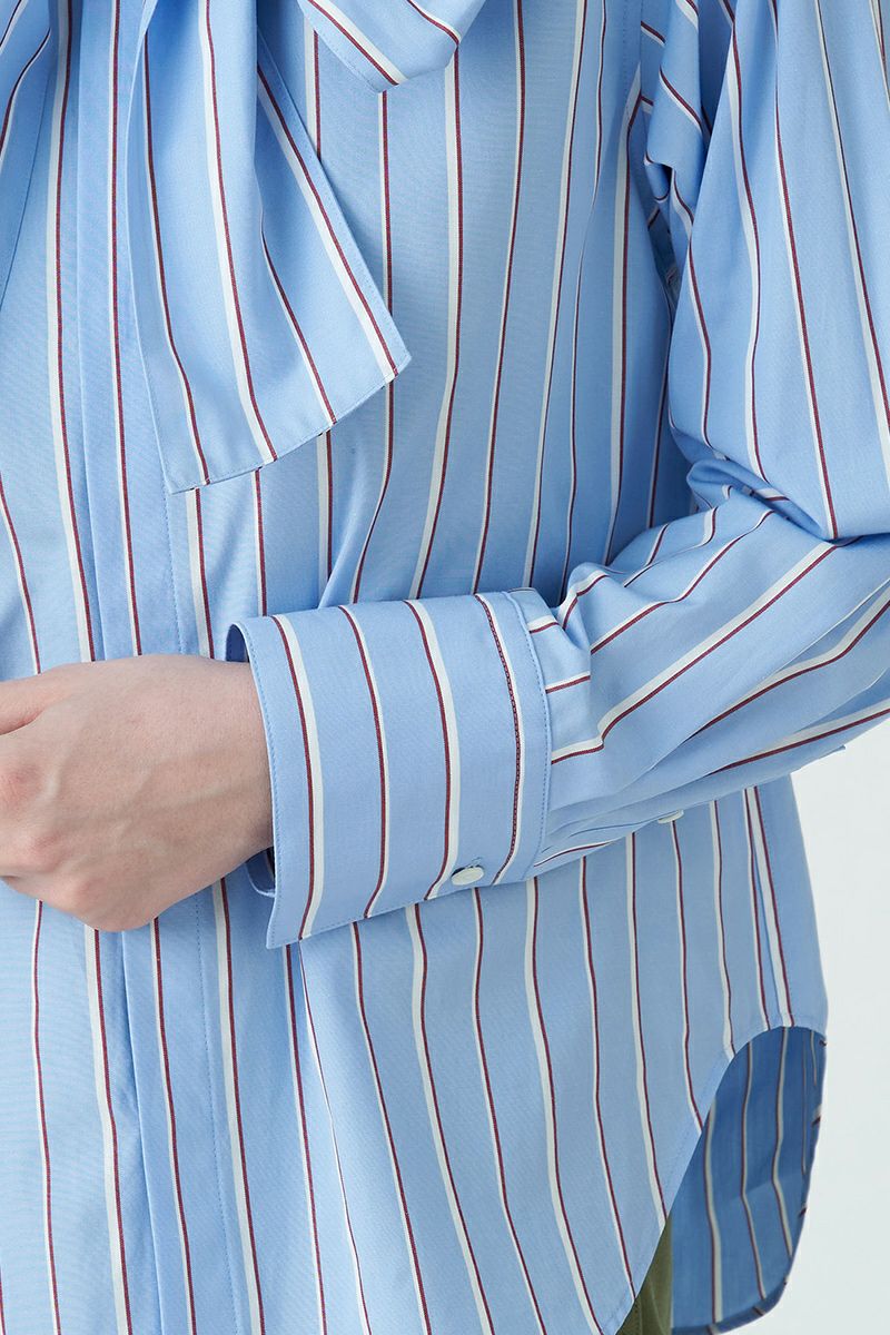 MACPHEE(マカフィー)ファインブロード ボウタイブラウス 12013401203 -3