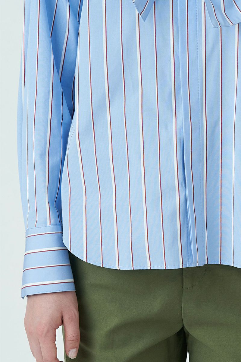 MACPHEE(マカフィー)ファインブロード ボウタイブラウス 12013401203 -4