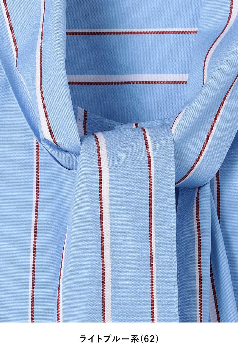 MACPHEE(マカフィー)ファインブロード ボウタイブラウス 12013401203 -11