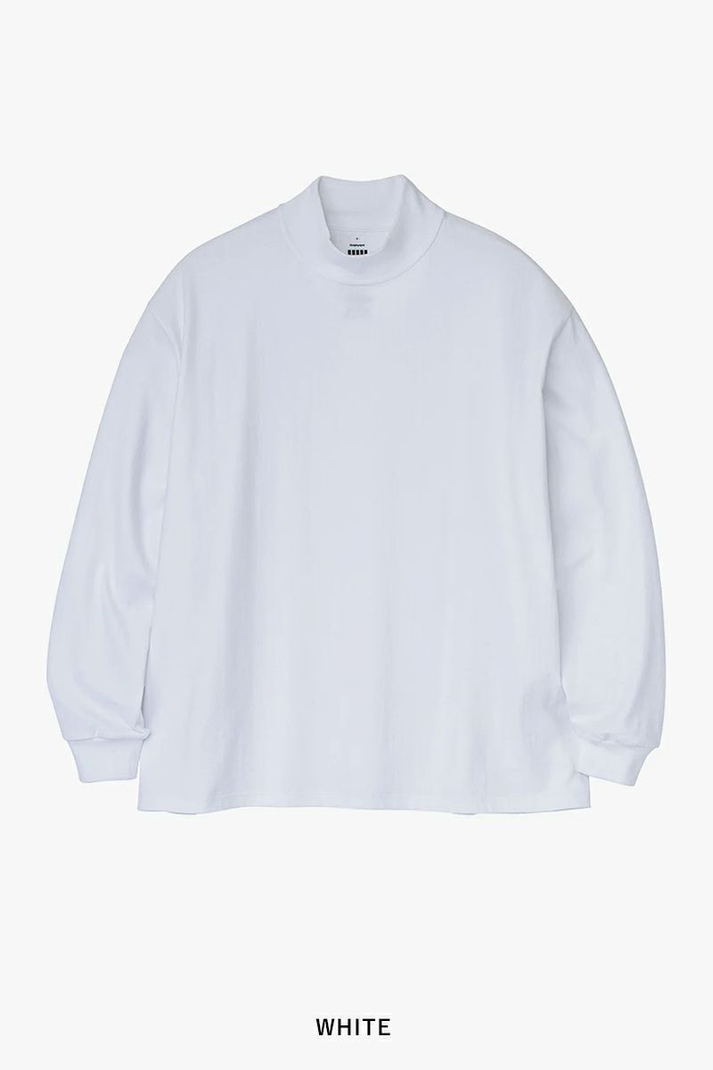 Graphpaper(グラフペーパー)L/S Mock Neck Tee GU233-70109B -8