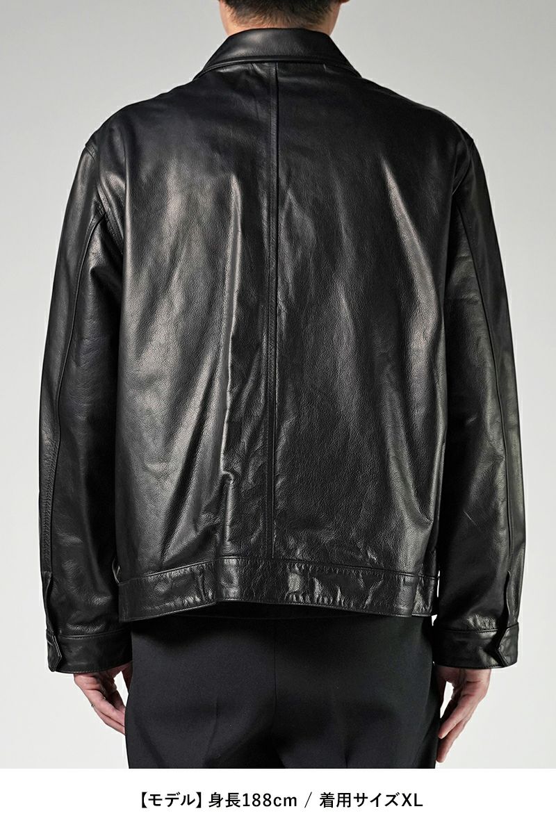 Porter Classic(ポータークラシック)シングルライダースジャケット W/ラブ&ピース シルバー PC SINGLE RIDERS JACKET W/LOVE&PIECE SILVER PC-017-2413 -7