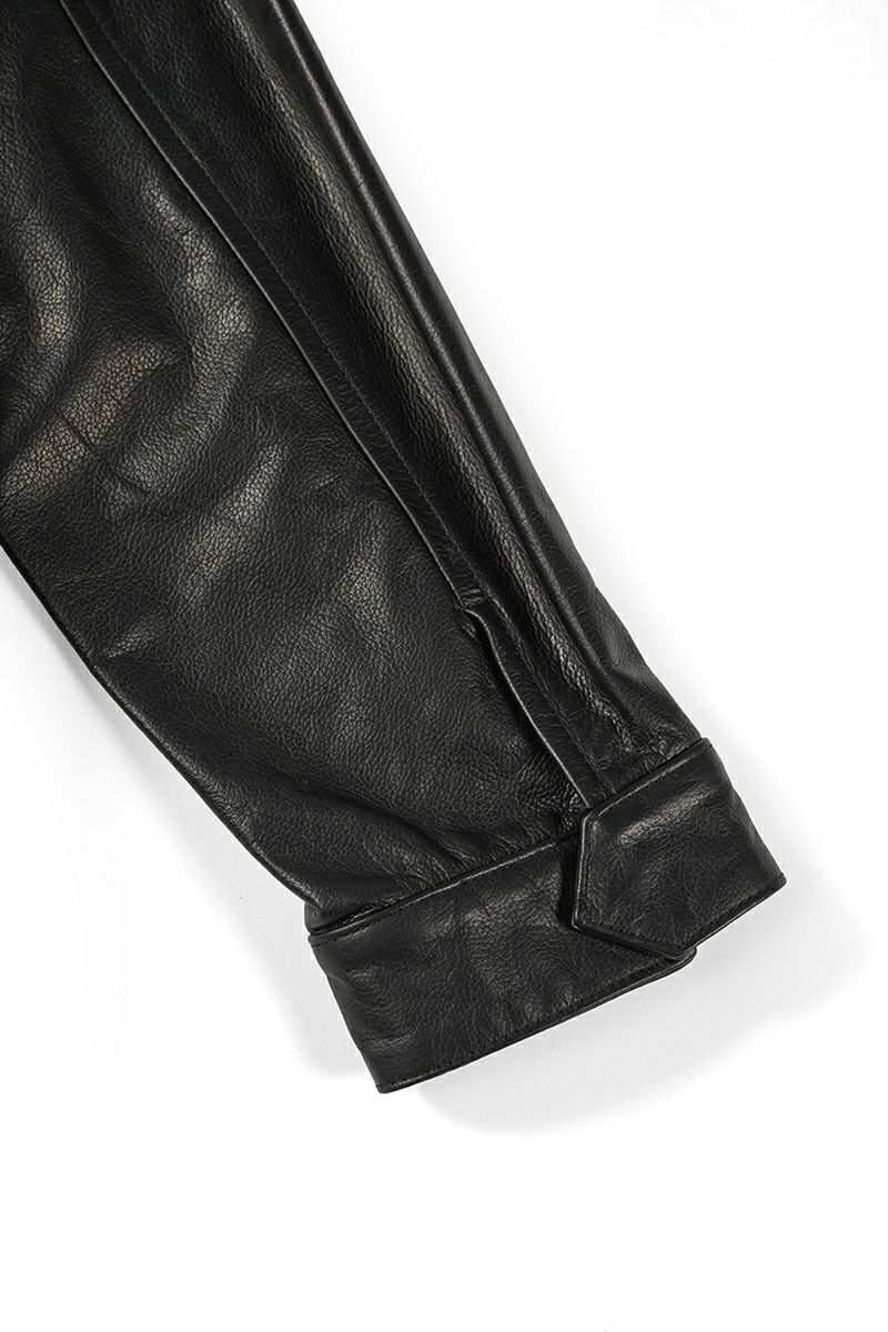 Porter Classic(ポータークラシック)シングルライダースジャケット W/ラブ&ピース シルバー PC SINGLE RIDERS JACKET W/LOVE&PIECE SILVER PC-017-2413 -15