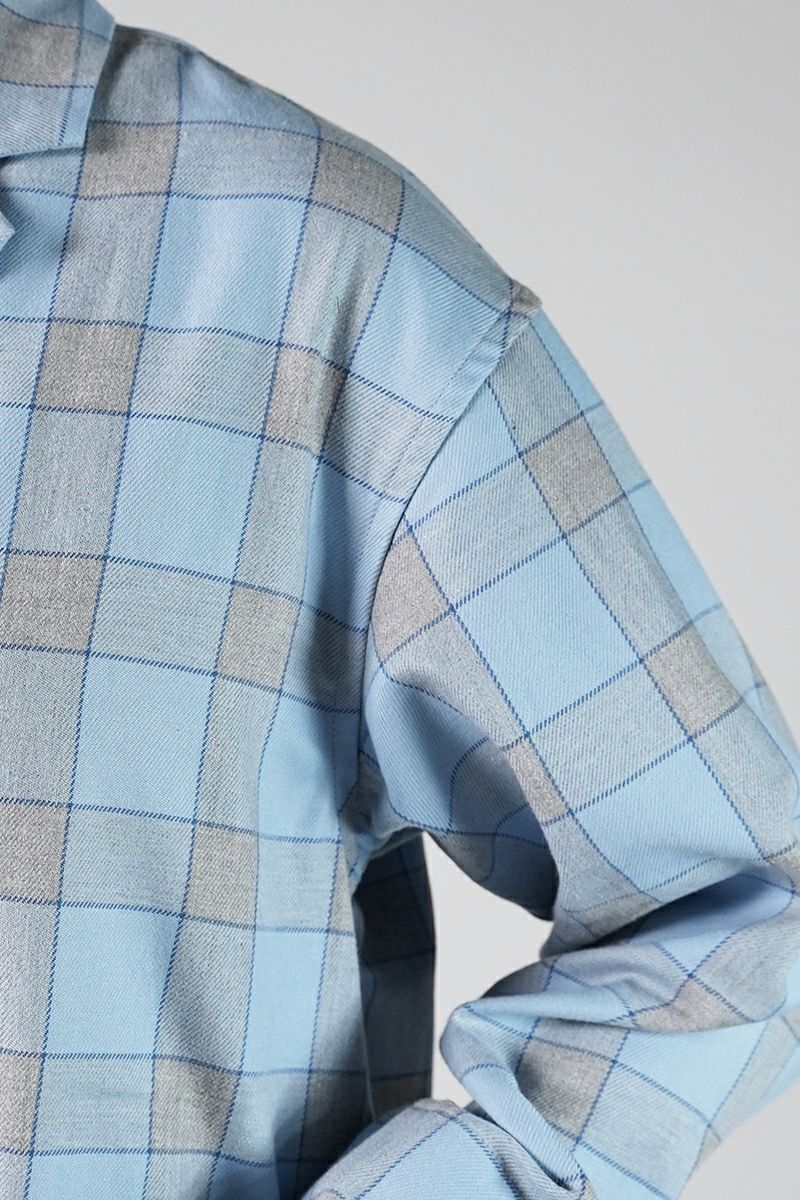 NOWHAW(ノウハウ)day pajama / #cotton_twill_check デイ パジャマ コットンツイルチェック P-S491-H -2