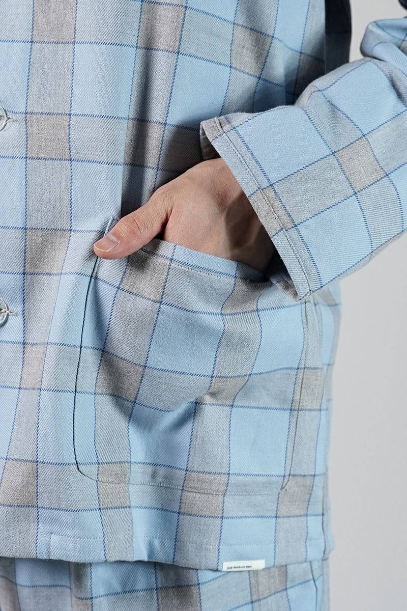 NOWHAW(ノウハウ)day pajama / #cotton_twill_check デイ パジャマ コットンツイルチェック P-S491-H -3