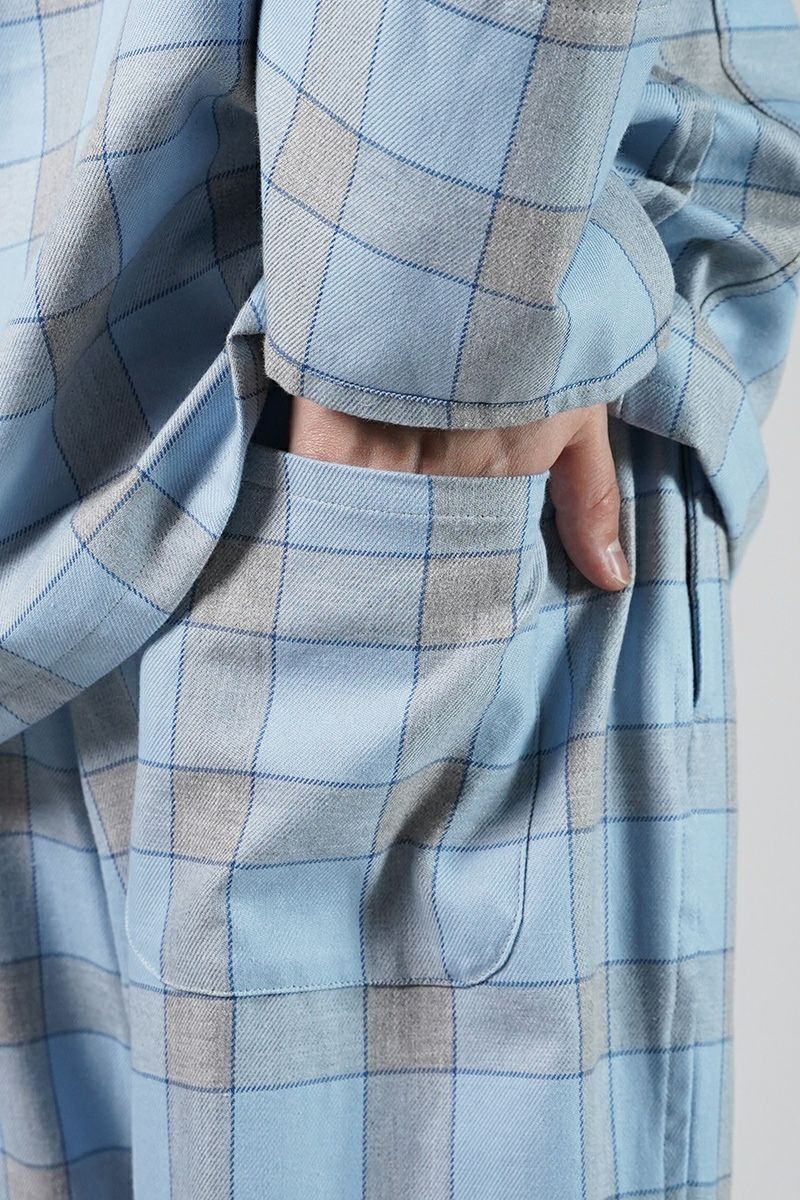 NOWHAW(ノウハウ)day pajama / #cotton_twill_check デイ パジャマ コットンツイルチェック P-S491-H -5