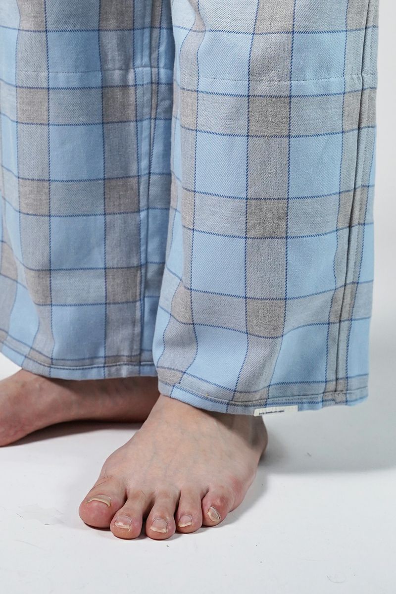 NOWHAW(ノウハウ)day pajama / #cotton_twill_check デイ パジャマ コットンツイルチェック P-S491-H -6