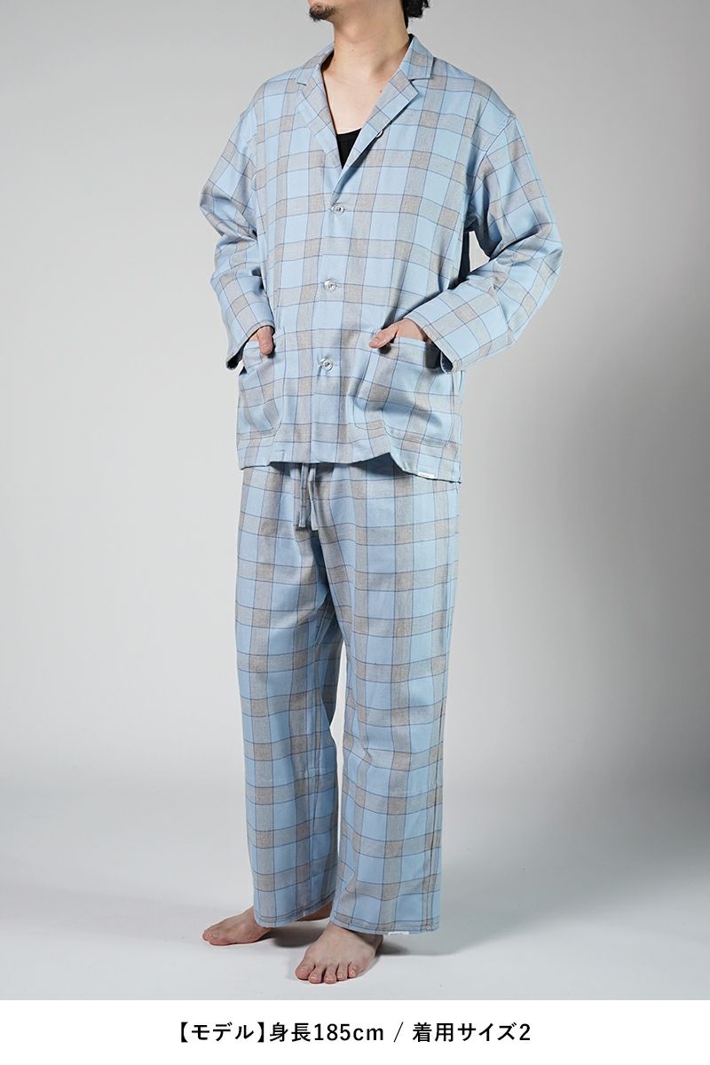 NOWHAW(ノウハウ)day pajama / #cotton_twill_check デイ パジャマ コットンツイルチェック P-S491-H -7
