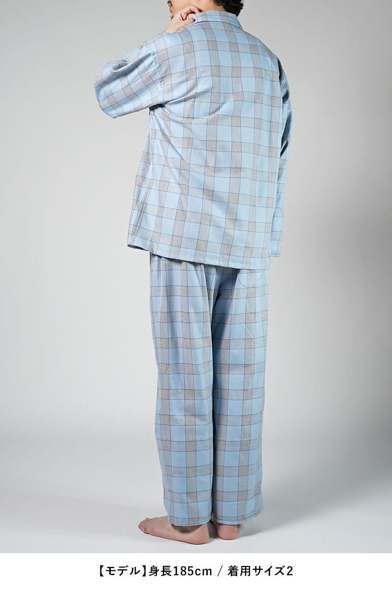 NOWHAW(ノウハウ)day pajama / #cotton_twill_check デイ パジャマ コットンツイルチェック P-S491-H -8