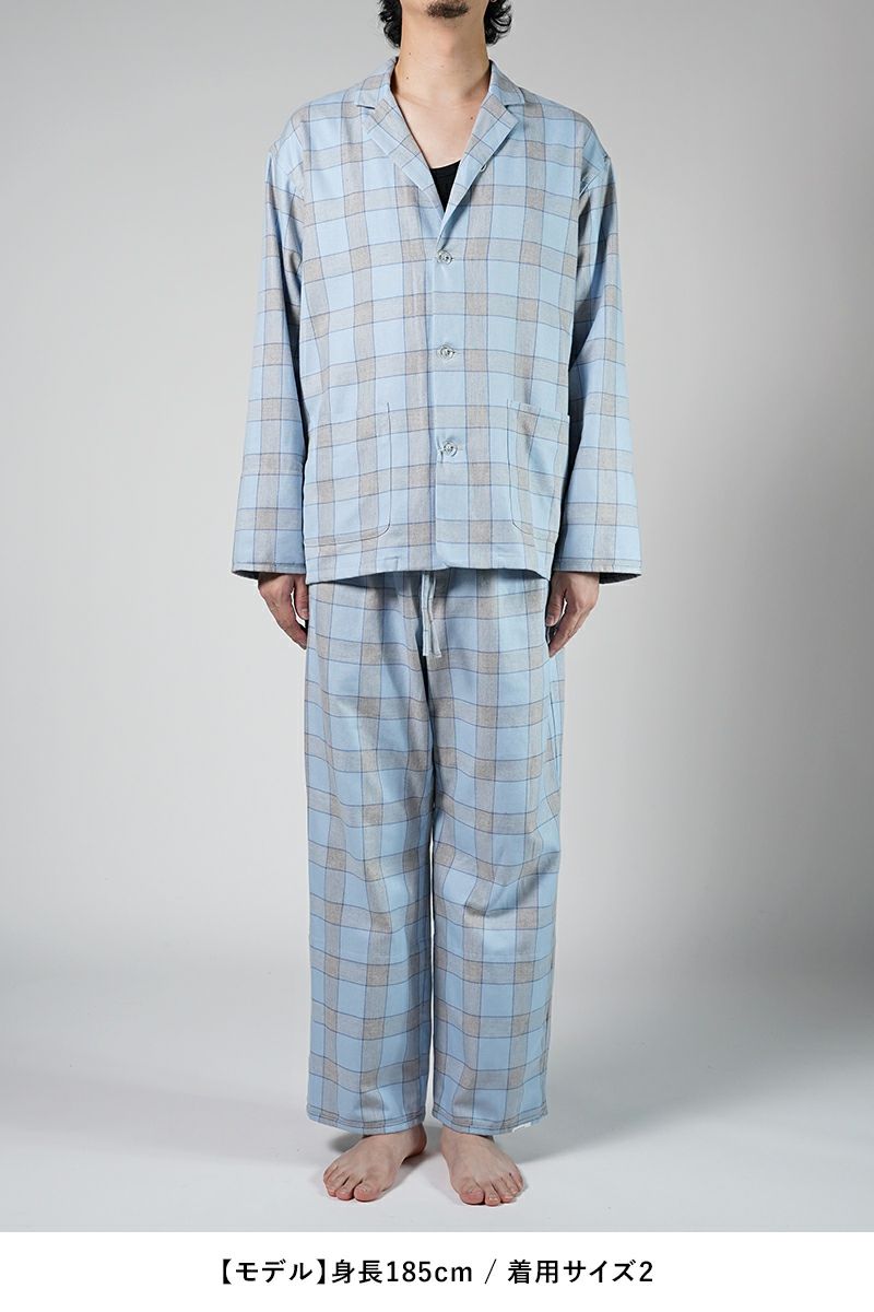 NOWHAW(ノウハウ)day pajama / #cotton_twill_check デイ パジャマ コットンツイルチェック P-S491-H -9