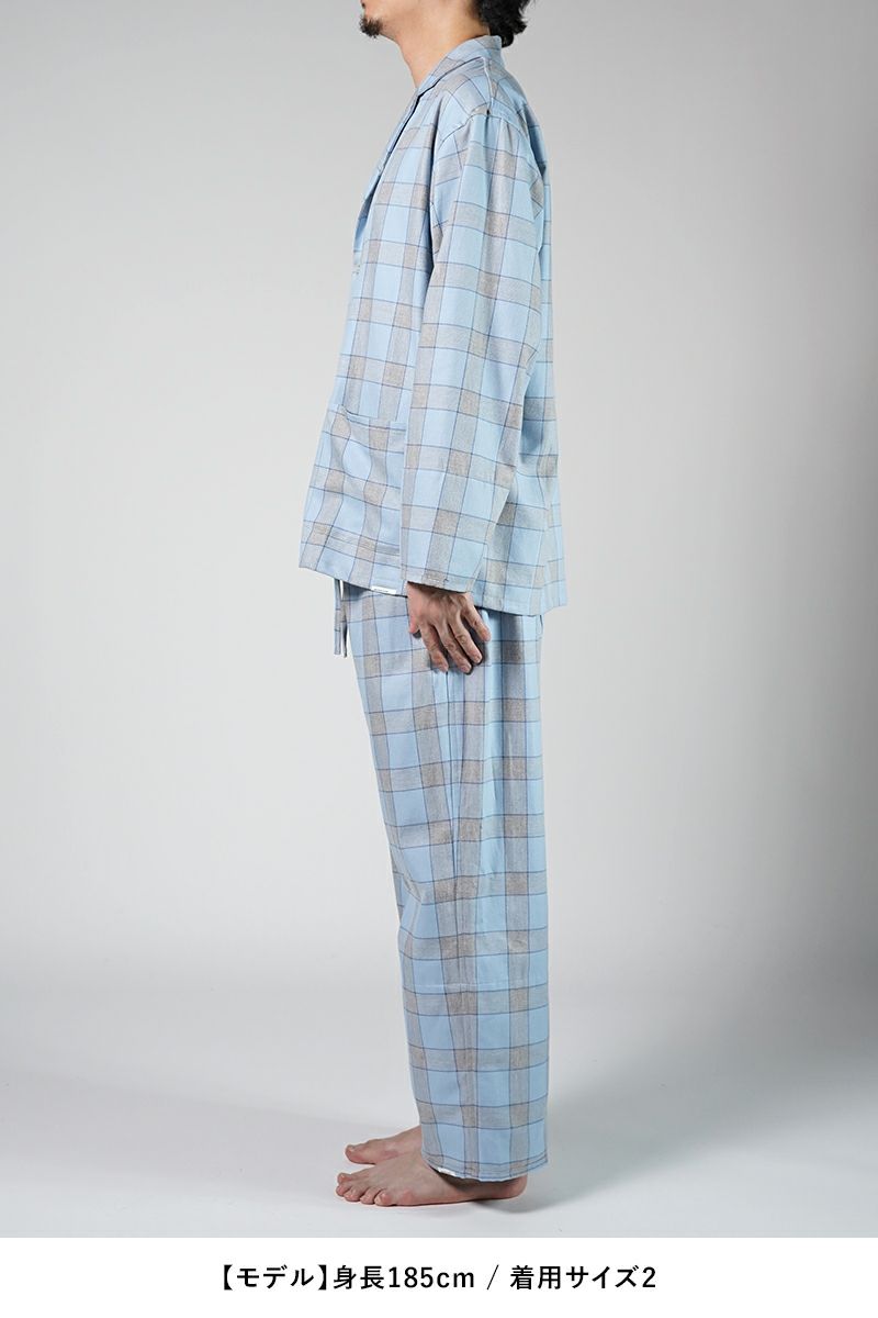 NOWHAW(ノウハウ)day pajama / #cotton_twill_check デイ パジャマ コットンツイルチェック P-S491-H -10